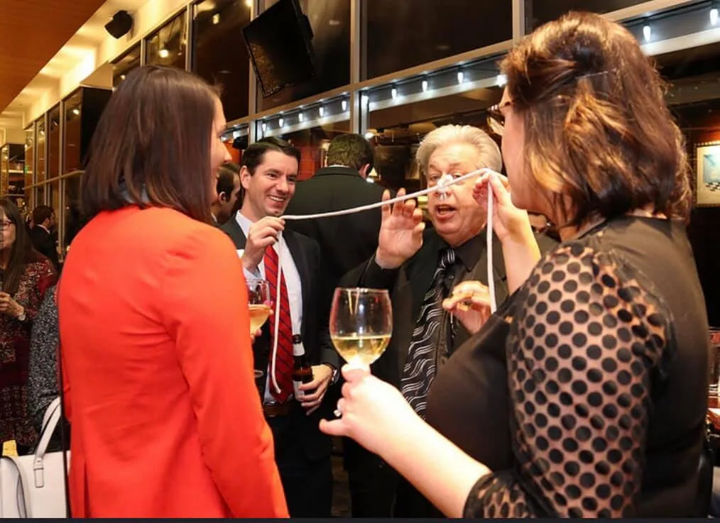 Entertaining at a banquet